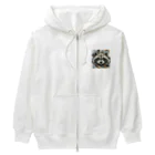 Friendly Faunaのたぬきアート Heavyweight Zip Hoodie