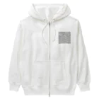 猫と〇〇の猫と犬 Heavyweight Zip Hoodie