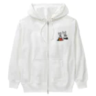 BWfamilyのおやまのきつねのおんなのこ Heavyweight Zip Hoodie