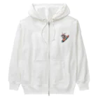 ロケットうさぎのロケットうさぎ　ミッション遂行 Heavyweight Zip Hoodie