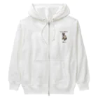 torahiva89のミケ猫ひばり Heavyweight Zip Hoodie