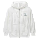 ポコ天市場のラーメンを食べるHachikajiri nozomi Heavyweight Zip Hoodie