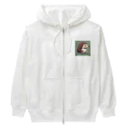 yu-tata-yuのアゲ上げ！DJハリネズミくん Heavyweight Zip Hoodie