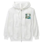 the blue seasonの運命を呼ぶ龍の咆哮 Heavyweight Zip Hoodie