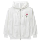 Q_kyuのアンティークチューリップ Heavyweight Zip Hoodie