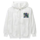 jiyurakuのサラリーマン・ゴリラ Heavyweight Zip Hoodie