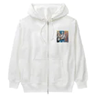 Kyon_IllustItemShopのロックシンガー Heavyweight Zip Hoodie