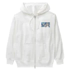 ZUCCOの氷の精霊と夜の森の秘密 Heavyweight Zip Hoodie