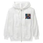 yuking0825の海を彩るコーラル Heavyweight Zip Hoodie