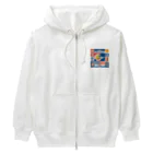 kaiminsapoの沖縄　琉球ティーダロゴ Heavyweight Zip Hoodie