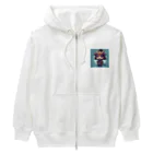 戦国時代マニアのデフォルメ伊達成実君 Heavyweight Zip Hoodie