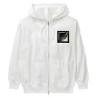 Black_White_Goldの流れ星 Heavyweight Zip Hoodie