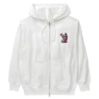 kangekiの逆さまのカバ Heavyweight Zip Hoodie