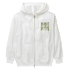 カエルグッズのバッターカエル Heavyweight Zip Hoodie