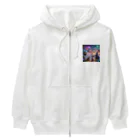 katohkouchiの勇気の子猫たちと魔法の戦い Heavyweight Zip Hoodie