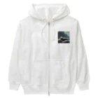 Caneletの休んでいるあざらし Heavyweight Zip Hoodie