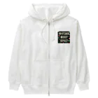 MACOCCHIの暗号化されたような日本語画像 Heavyweight Zip Hoodie