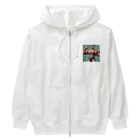 nakasato442のマッチョのドット絵６ Heavyweight Zip Hoodie