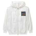 納豆ごはんのMoonlit World Heavyweight Zip Hoodie