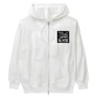 ogamiairiのライオンが凛々しく翼を広げているシャープなデザイン。 Heavyweight Zip Hoodie