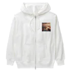 MM24Designの都会の夕暮れ Heavyweight Zip Hoodie