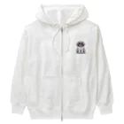 Kawaii あにまるこれくしょんのセント・バーナード【かわいい動物たち】 Heavyweight Zip Hoodie