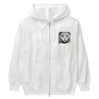 にゃんこーねこのドアップ猫 Heavyweight Zip Hoodie