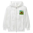 mogumoguuuのひまわり Heavyweight Zip Hoodie