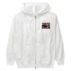 Kamumaのレーシングカーのスリリングな一瞬 Heavyweight Zip Hoodie