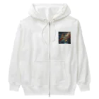 MistyStarkの宇宙を飛び交う車たち Heavyweight Zip Hoodie