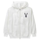 MEGROOVEのシルエットぴょん🐰 Heavyweight Zip Hoodie