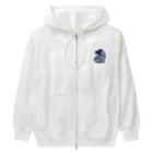 MYoshiの和柄　カバ④ Heavyweight Zip Hoodie