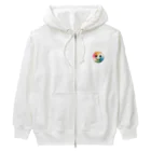 SmileHouse☺のレインボーにこちゃん☺ Heavyweight Zip Hoodie