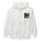 LoraCafeのサングラスのBarry Heavyweight Zip Hoodie