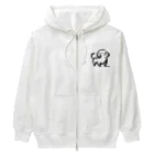 クリエイティブ・スタイル・ストアの散歩つれてけ Heavyweight Zip Hoodie