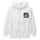 みんとの恐竜vsロボット Heavyweight Zip Hoodie