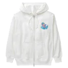 Cute Animalsのイルカスプラッシュ Heavyweight Zip Hoodie