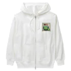 もんがー's　ショップのかわいい「まりも」 Heavyweight Zip Hoodie