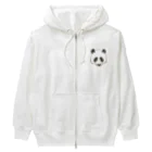 segasworksの大熊猫（お顔とか） Heavyweight Zip Hoodie