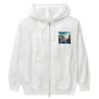 Pixel Art Goodsのヴェネチア（pixel art） Heavyweight Zip Hoodie