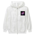 運気上昇グッズストアの宇宙桜 Heavyweight Zip Hoodie