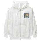 保護ねこねっこ倶楽部のスピードスターにゃんこ Heavyweight Zip Hoodie