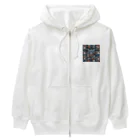 KenchuwanのFuture Baseball Heavyweight Zip Hoodie