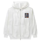 Skeletonのユニークなスケルトンアートがおしゃれに輝く！ Heavyweight Zip Hoodie