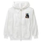 kaz_new9の蒼い瞳の猫ちゃん2 Heavyweight Zip Hoodie