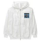 ganeshaのOtterpngで釣り体験 Heavyweight Zip Hoodie