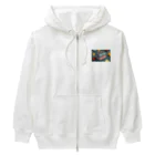 さぎょう擁のミニ弁当と学食の時間 Heavyweight Zip Hoodie