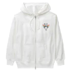 mofu-petiのにじいろ羽パンダ Heavyweight Zip Hoodie