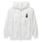 LuuuNのにゃんこ猫 Heavyweight Zip Hoodie