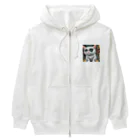 hono想(そう)イタグレ日記のガリ勉って言われるにゃー Heavyweight Zip Hoodie